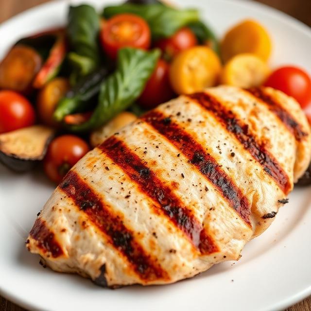 Frango Grelhado com Legumes
